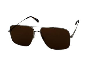 Buy Givenchy GV7119-S-KJ1VP-61 Sunglasses In Silver-Black Metal Frame With Dark Brown Lenses at Sasom – Authentic and Ready to Ship