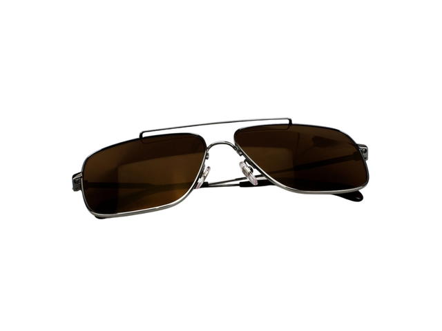 Givenchy Givenchy GV7119-S-KJ1VP-61 Sunglasses In Silver-Black Metal Frame With Dark Brown Lenses - view 6