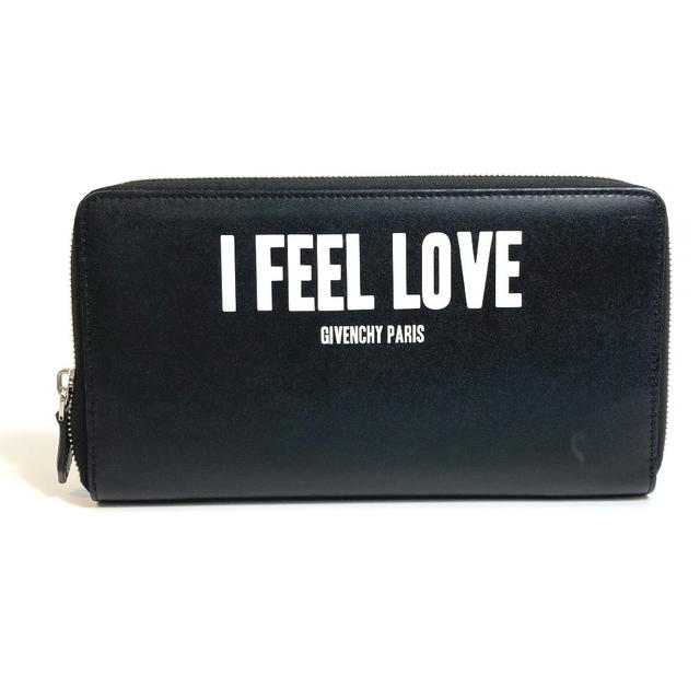 Givenchy GIVENCHY I FEEL LOVE organizer Zip Around Long Wallet Leather Black - view 1