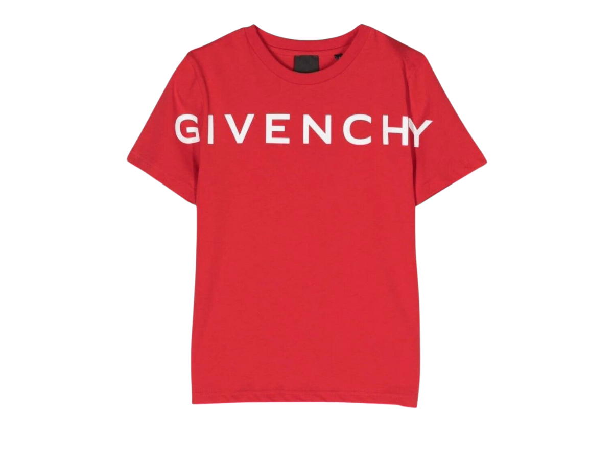 Givenchy Givenchy Kids 4G Star-Print Organic Cotton T-Shirt Red