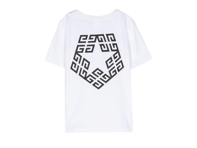 Givenchy Givenchy Kids 4G Star-Print Organic Cotton T-Shirt White - view 2