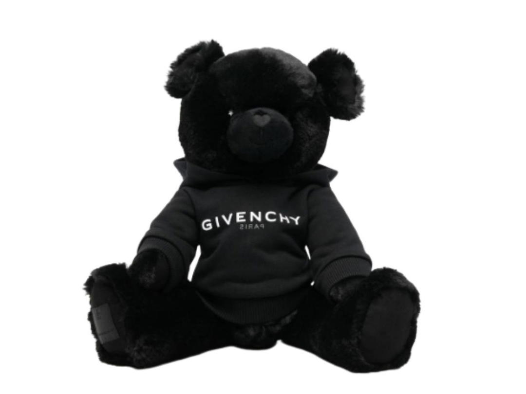Givenchy Givenchy Kids logo-print teddy bear Black