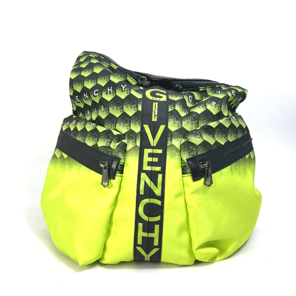 Givenchy GIVENCHY logo Backpack Bag Backpack Nylon yellow/Black