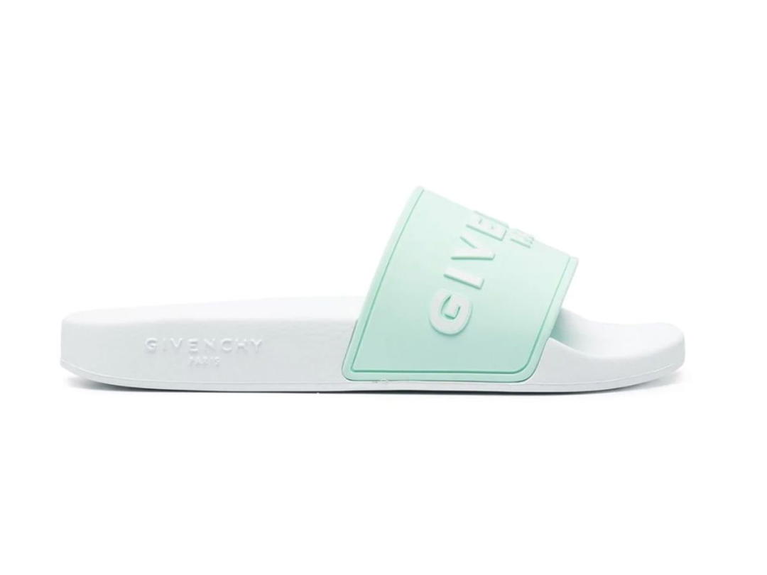 Givenchy Givenchy Logo-Embossed Slides White