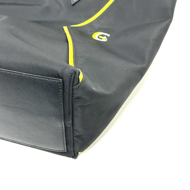 Givenchy GIVENCHY logo Shoulder Bag Tote Bag Leather / Nylon Black/yellow - view 5