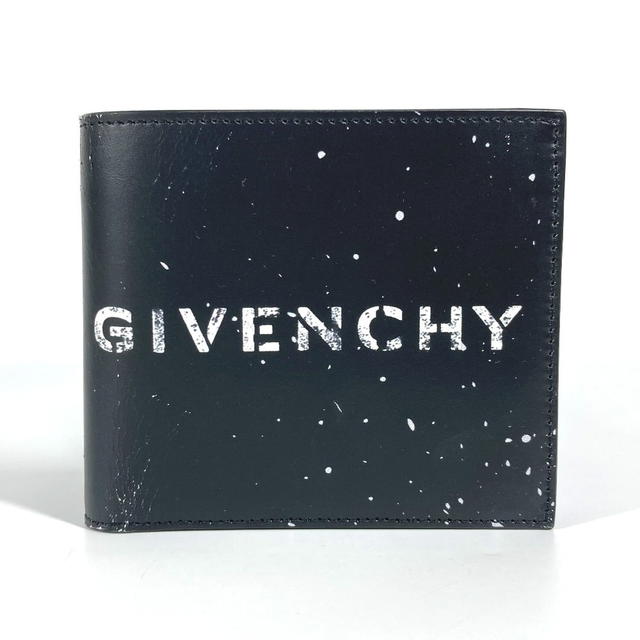 Givenchy GIVENCHY logo wallet Compact wallet Folded wallet Leather Black/White - view 2