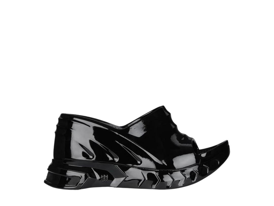 Givenchy Givenchy Marshmallow Wedge Sandals In Rubber Black (W)