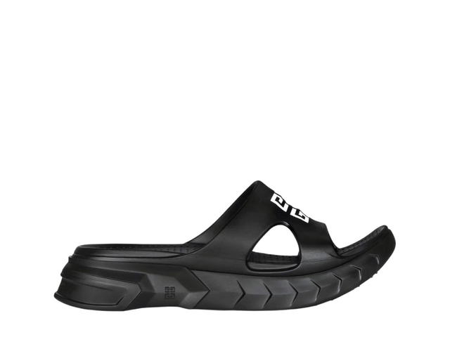 Givenchy Givenchy Marshmallow Sandals In Molded Rubber With Printed White 4G Emblem Black - view 1