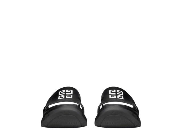 Givenchy Givenchy Marshmallow Sandals In Molded Rubber With Printed White 4G Emblem Black - view 3