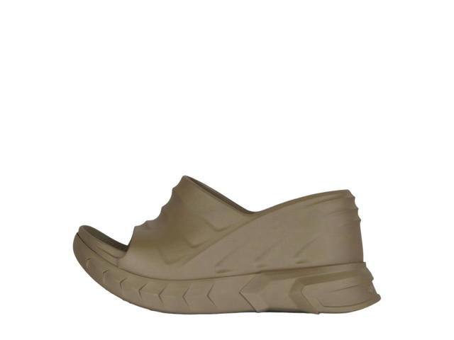Givenchy Givenchy Marshmallow Wedge Sandals In Rubber Dark Khaki (W) - view 2
