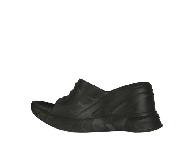 Givenchy Givenchy Marshmallow Wedge Sandals In Rubber Matte Black (W) - view 2