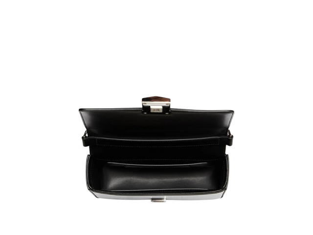 Givenchy Givenchy Medium 4G Chain Shoulder Bag In Leather With Silver-Tone Hardware Black - view 3
