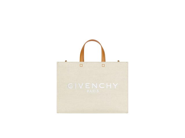 Givenchy Givenchy Medium G-Tote Shopping Bag In Canvas Natural Beige - view 1