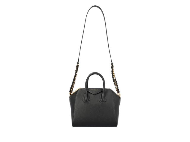 Givenchy Givenchy Mini Antigona Bag In Calfskin Leather With Gold Hardware Black - view 1