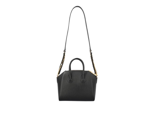 Givenchy Givenchy Mini Antigona Bag In Calfskin Leather With Gold Hardware Black - view 2