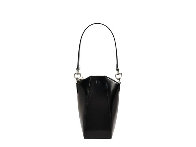 Givenchy Givenchy Mini Antigona Vertical Bag In Calfskin Leather With Silver-Tone Hardware Black - view 2