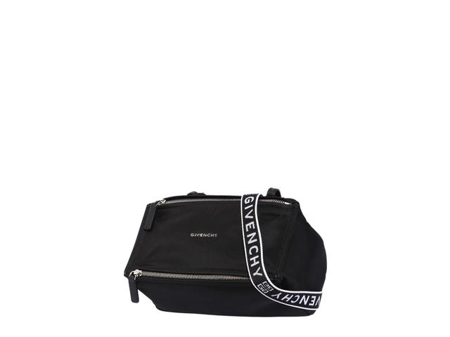 Givenchy Givenchy Mini Pandora Bag In Nylon With Silver-Tone Hardware Black - view 1