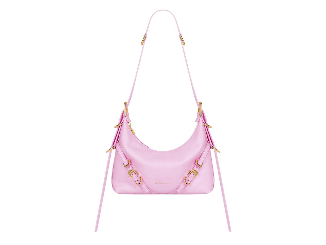 Givenchy Givenchy Mini Voyou Bag In Leather With Golden-Finish Metal Details SIlk Pink