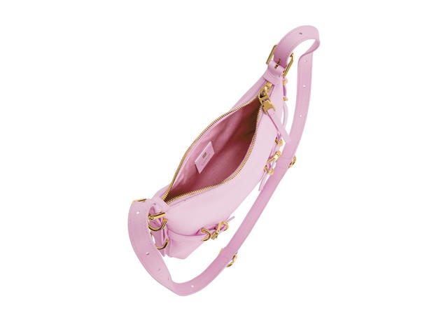 Givenchy Givenchy Mini Voyou Bag In Leather With Golden-Finish Metal Details SIlk Pink - view 3
