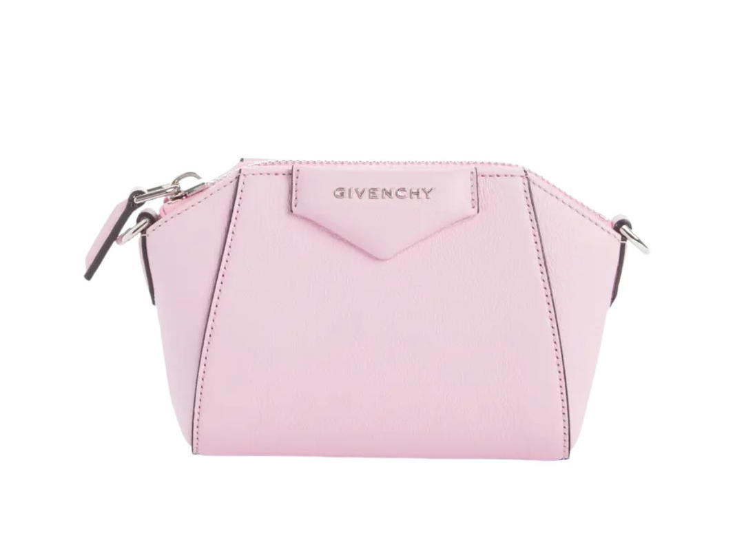 Givenchy Givenchy Nano Antigona Sugar Leather Crossbody Bag In Baby Pink