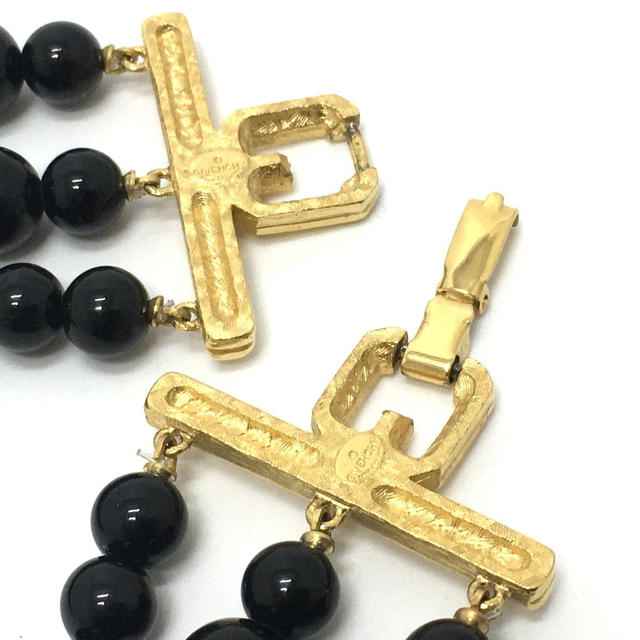 Givenchy GIVENCHY Necklace Gold Plated Black x White/GoldHardware - view 5