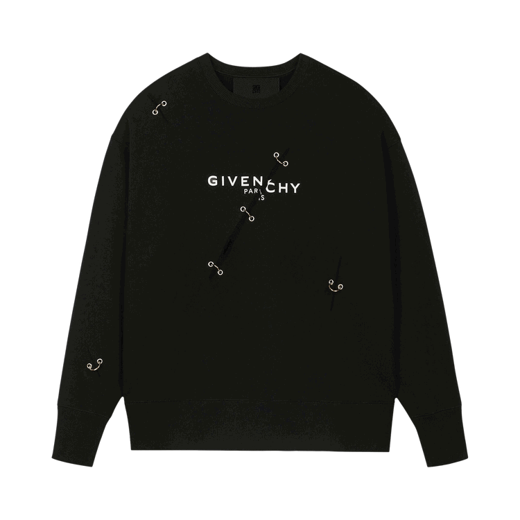 Givenchy Givenchy Oversized Sweatshirt With Metal Details 'Black'