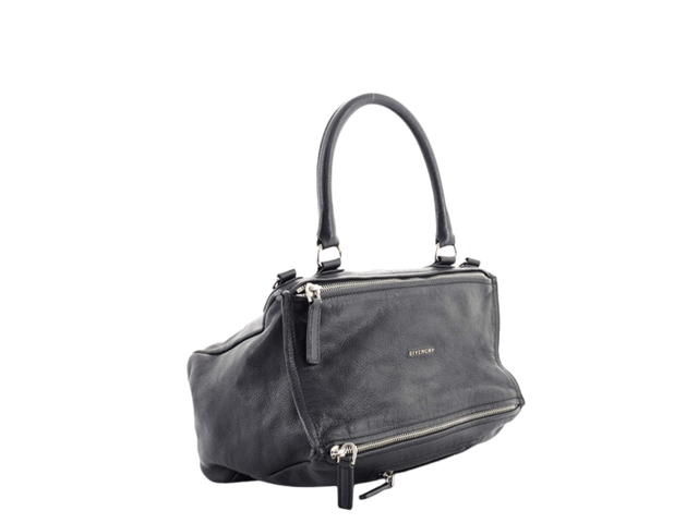 Givenchy Givenchy Pandora Bag In Leather With Silver-Tone Hardware Black - view 3