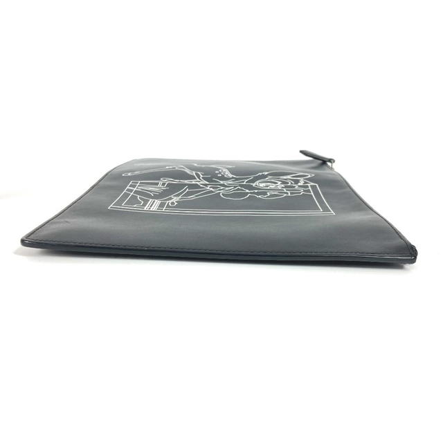 Givenchy GIVENCHY Paris Disney DISNEY BAMBI Pouch Clutch bag Leather Black/White - view 4
