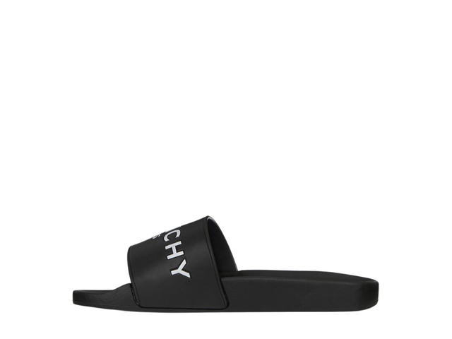 Givenchy Givenchy Paris Flat Sandals In Rubber Black (W) - view 2