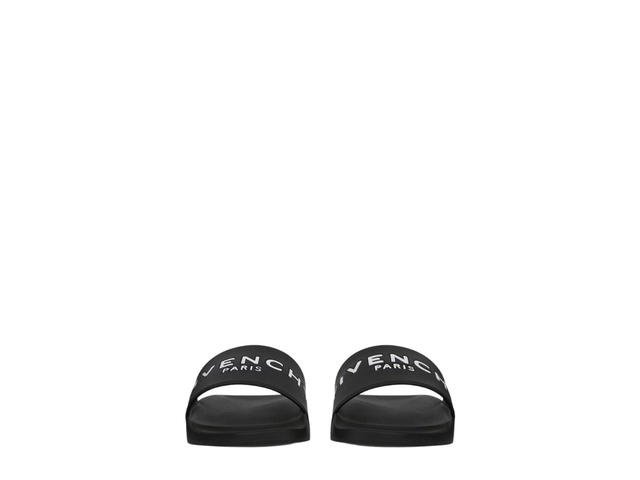 Givenchy Givenchy Paris Flat Sandals In Rubber Black (W) - view 3