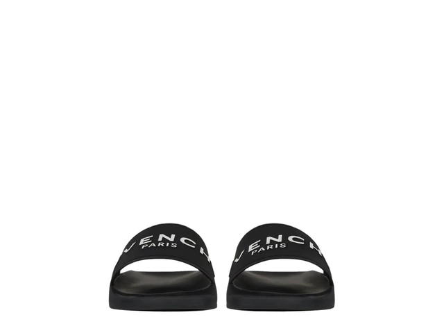 Givenchy Givenchy Paris Flat Sandals In Rubber Black - view 3