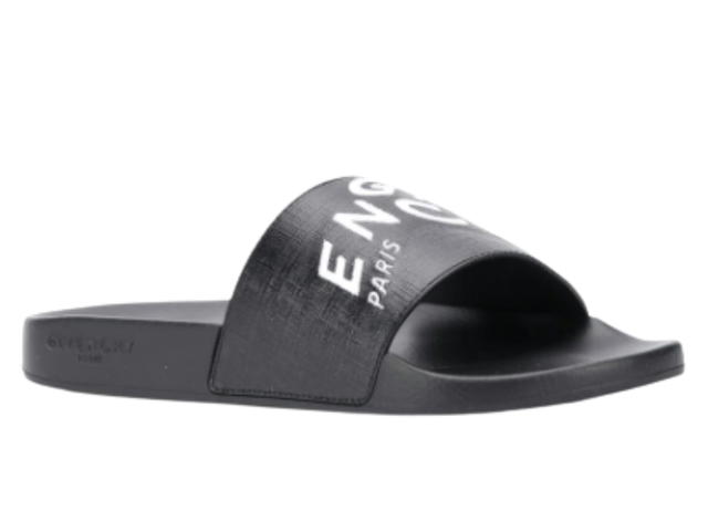 Givenchy Givenchy Refracted Logo Embroidered Slides - view 2
