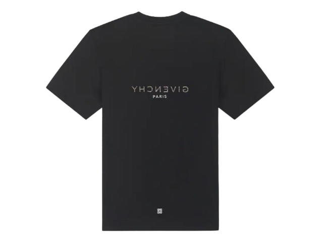 Givenchy Givenchy Reverse Slim Fit T-Shirt Black (Small White 4G) - view 2