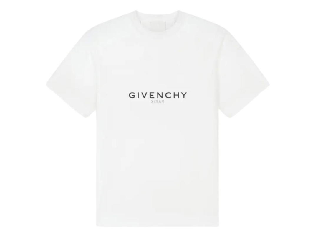 Givenchy Givenchy Reverse Slim Fit T-Shirt White (Small Black 4G)