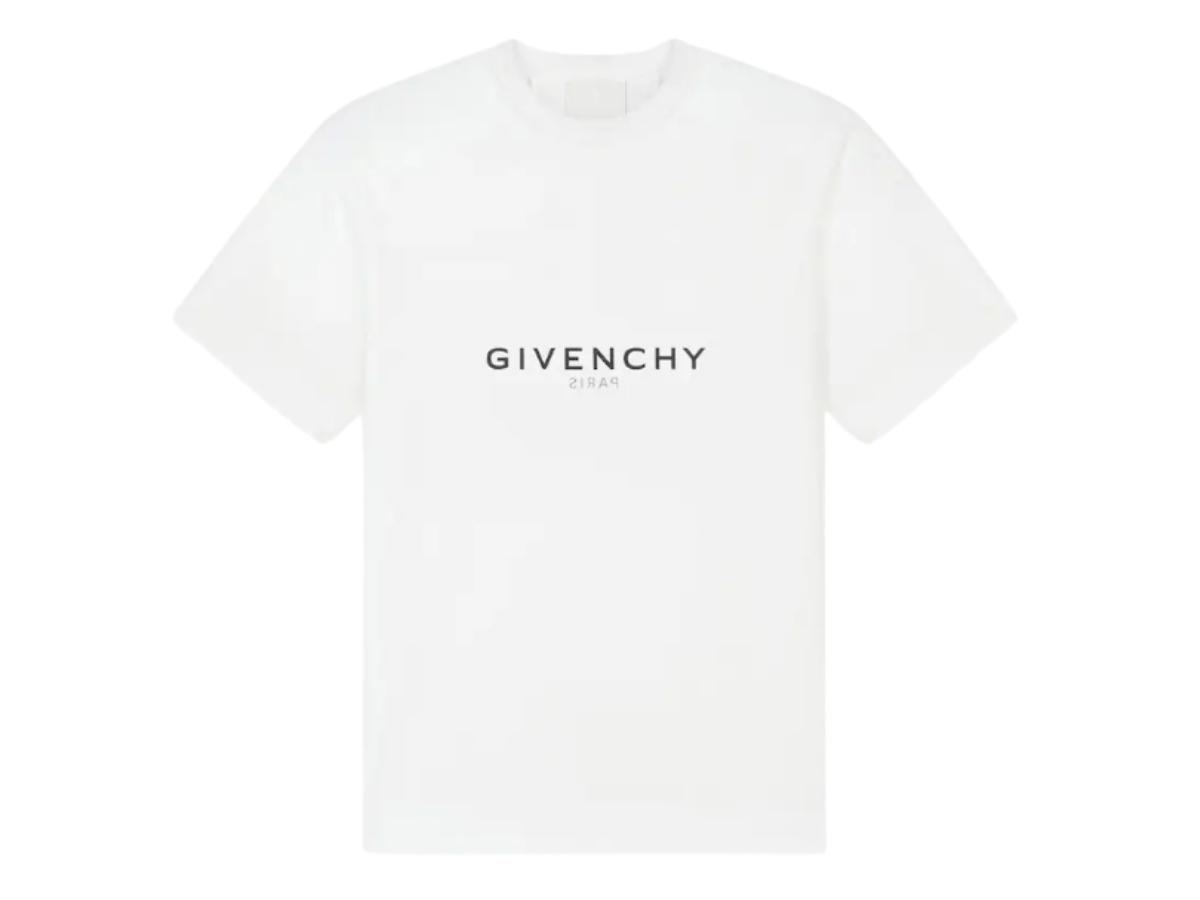 Givenchy Givenchy Reverse Slim Fit T-Shirt White (Small Black 4G)