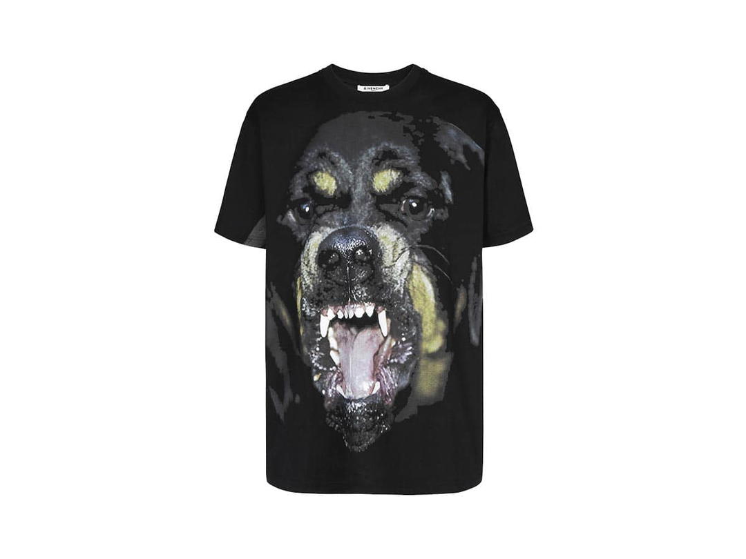 Givenchy Givenchy Rottweiler Oversize Tee Black