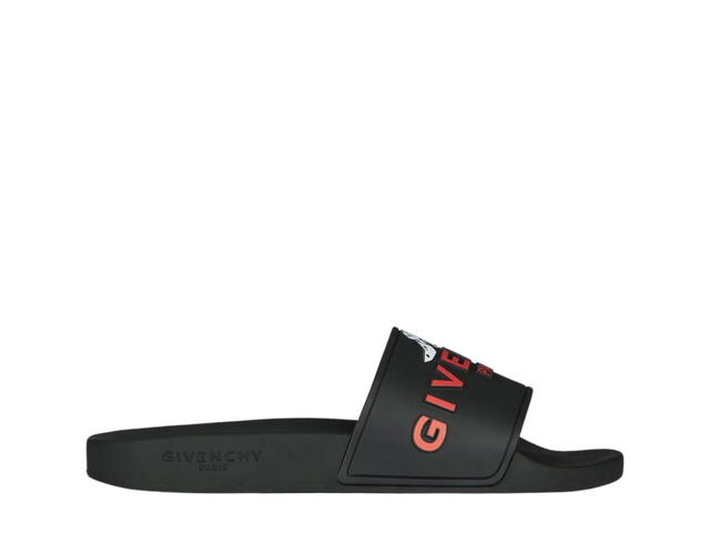 Givenchy Givenchy Slide 101 Dalmatians Sandals In Rubber Black - view 1
