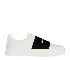 Buy Givenchy Sneakers In Leather With Givenchy Webbing White Black at Sasom – Authentic and Ready to Ship
