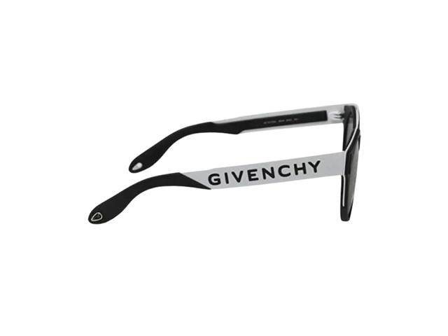 Givenchy Givenchy Sunglasses In Stainless Steel Frame With Polarized Lens Black White - view 3