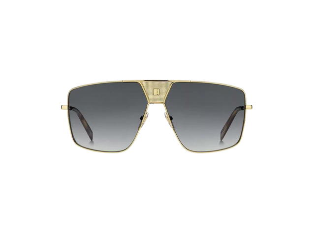 Givenchy Givenchy Sunglasses In Yellow Metal Frame With Grey Lens - view 2