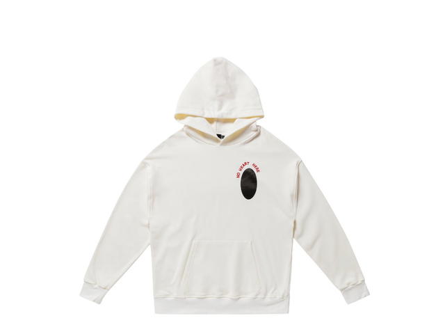Gongkanthings Gongkan No Heart Here Hoodie White - view 1