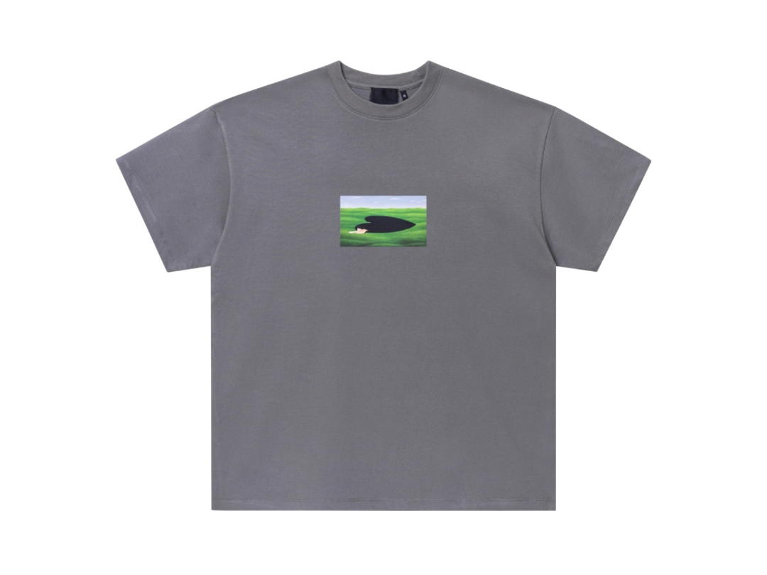 Gongkanthings Gongkan No Heart Here Aw Tee Grey