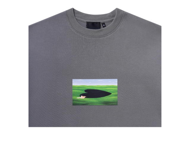 Gongkanthings Gongkan No Heart Here Aw Tee Grey - view 3