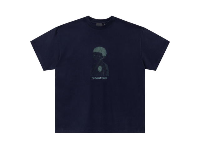 Gongkanthings Gongkan No Heart Here Tee Blue - view 1