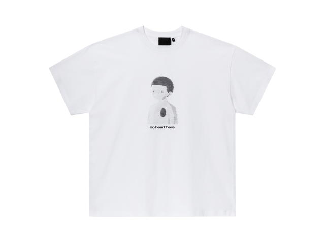 Gongkanthings Gongkan No Heart Here Tee White - view 1