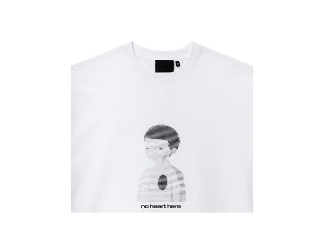Gongkanthings Gongkan No Heart Here Tee White - view 3