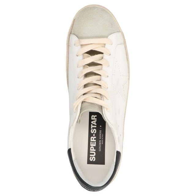 Golden Goose Golden Goose Super-Star Low Top Sneakers - White/Black - view 4