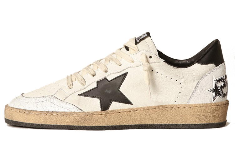 Golden Goose Golden Goose Ball Star Low Top Sneakers - White/Black