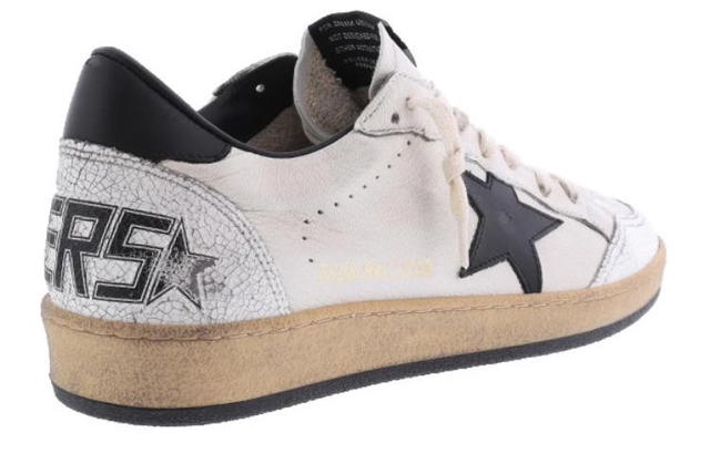 Golden Goose Golden Goose Ball Star Low Top Sneakers - White/Black - view 4