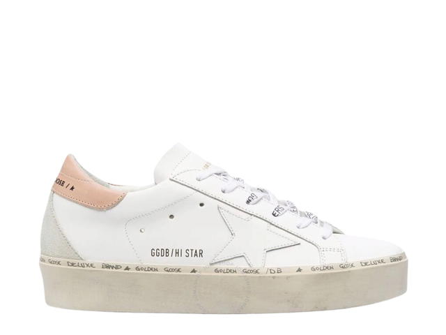 Golden Goose Golden Goose Hi Star Sneakers White Ice Turtledove Heel Tab (W) - view 1